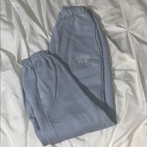 Light blue sweatpants